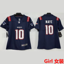 MAYE #10 New England Patriots Girl NFL Jersey 爱国者