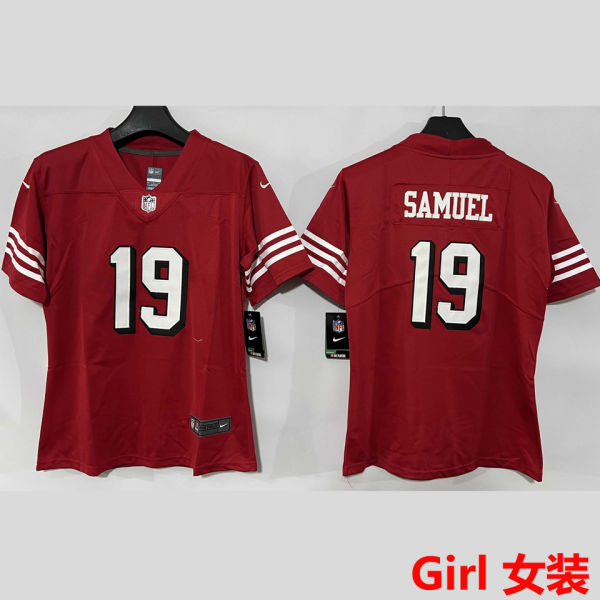 SAMUEL #19 San Francisco 49ers Girl NFL Jersey 49人