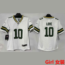 LOVE #10 Green Bay Packers Girl NFL Jersey 包装工