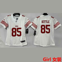 KITTLE #85 San Francisco 49ers Girl NFL Jersey 49人