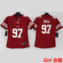 BOSA #97 San Francisco 49ers Girl NFL Jersey 49人