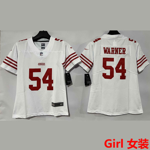 WARNER #54 San Francisco 49ers Girl NFL Jersey 49人