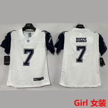 DIGGS #7 Dallas Cowboys Girl NFL Jersey 牛仔