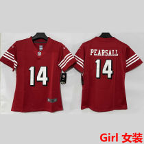 PEARSALL #14 San Francisco 49ers Girl NFL Jersey 49人
