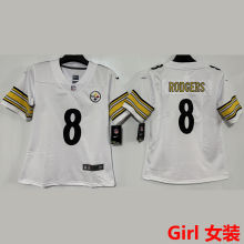 RODGERS #8 Pittsburgh Steelers Girl NFL Jersey 钢人
