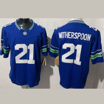 WITHERSPOON #21 Men's Seattle Seahawks NFL Jersey 海鹰