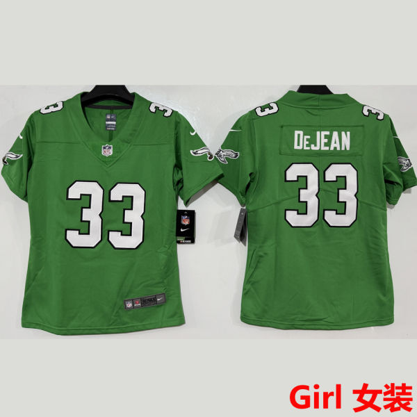 DEJEAN #33 Philadelphia Eagles Girl NFL Jersey 老鹰