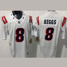 DIGGS #8 Men's New England Patriots NFL Jersey 爱国者