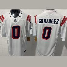 GONZALEZ #0 Men's New England Patriots NFL Jersey 爱国者