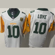 LOVE #10 Men's Green Bay Packers NFL Jersey 包装工