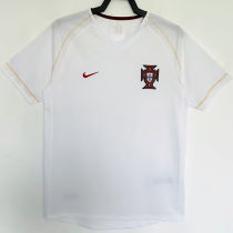 2006 Portugal Third White Retro Soccer Jersey