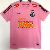 2012/13 Santos Pink Retro Soccer Jersey