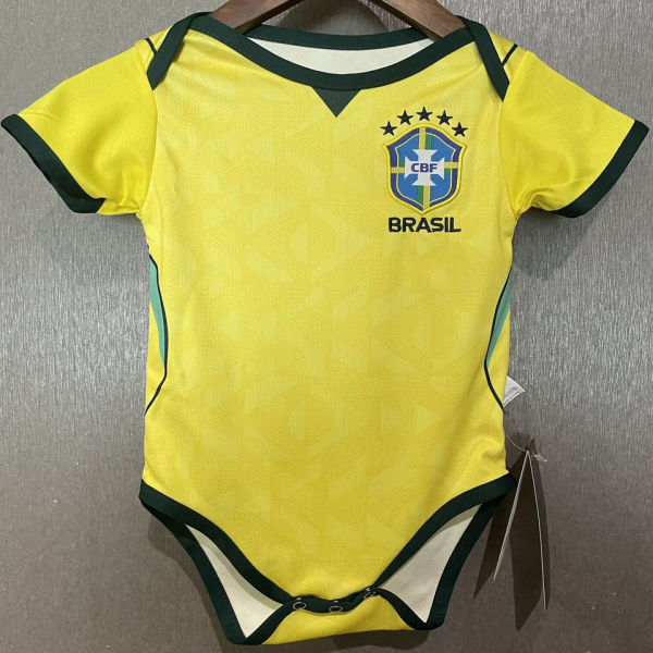 2026/27 Brazil Home Yellow Baby Suit