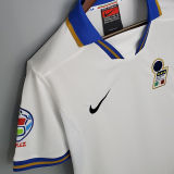 1996-1997 Italy Away White Retro Soccer Jersey