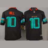 HILL #10 Men's Miami Dolphins NFL Jersey 海豚 (3代）