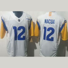 NACUA #12 Men's Los Angeles Rams NFL Jersey 公羊