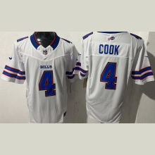 COOK #4 Men's Buffalo Bills NFL Jersey 布法罗比尔  (3代）