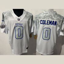 COLEMAN #0 Men's Buffalo Bills NFL Jersey 布法罗比尔  (3代）