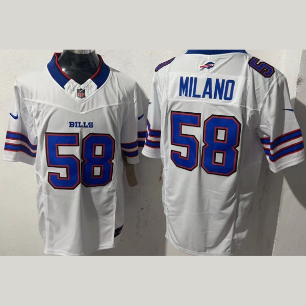 MILAND #58 Men's Buffalo Bills NFL Jersey 布法罗比尔  (3代）