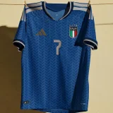 2026/27 Italy 1:1 Quality Home Blue Fans Soccer Jersey
