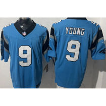YOUNG #9 Men's Carolina Panthers NFL Jersey 黑豹   (3代）
