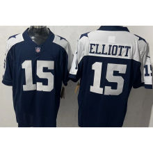 ELLIOTT #15 Men's Dallas Cowboys NFL Jersey 牛仔   (3代）