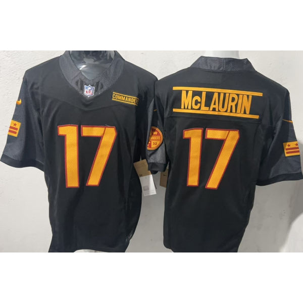 McLAURIN # 17 Men's Washington Commanders NFL Jersey 指挥官  (3代）