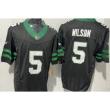 WILSON #5 Men's New York Jets NFL Jersey 喷气机   (3代）