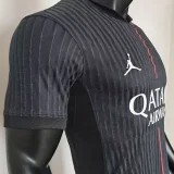 2025/26 PSG 4th Black Player Version Soccer Jersey