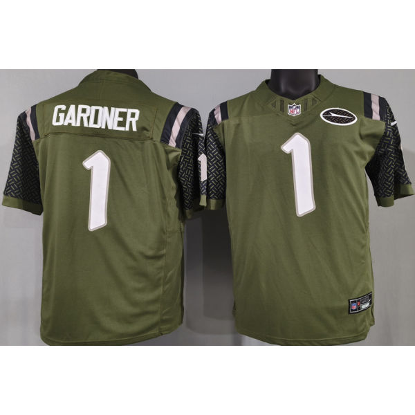 GARDNER #1 Men's New York Jets NFL Jersey 喷气机   (3代）