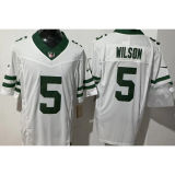 WILSON #5 Men's New York Jets NFL Jersey 喷气机   (3代）