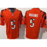 HIGGINS #5 Men's Cincinnati Bengals NFL Jersey 猛虎   (3代）