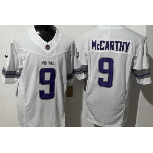 McCARTHY #9 Men's Minnesota Vikings NFL Jersey 维京人    (3代）