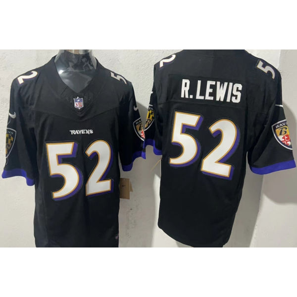 R.LEWIS #52 Men's Baltimore Ravens NFL Jersey 乌鸦  (3代）