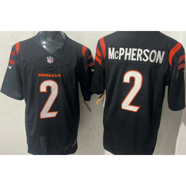 McPHERSON #2 Men's Cincinnati Bengals NFL Jersey 猛虎   (3代）
