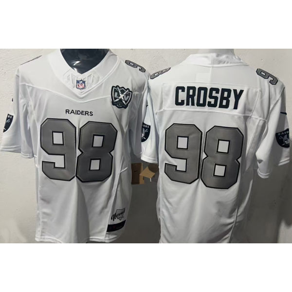 CROSBY #98 Men's Las Vegas Raiders NFL Jersey 突袭者   (3代）
