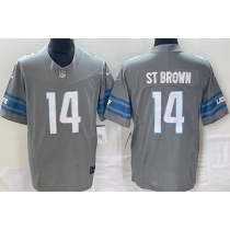 ST BROWN #14 Men's Detroit Lions NFL Jersey 雄狮     (3代）