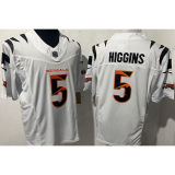 HIGGINS #5 Men's Cincinnati Bengals NFL Jersey 猛虎   (3代）