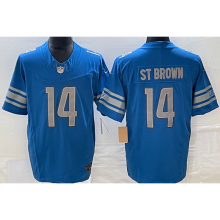 ST BROWN #14 Men's Detroit Lions NFL Jersey 雄狮     (3代）