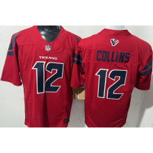 COLLINS #12 Men's Houston Texans NFL Jersey 德州人    (3代）