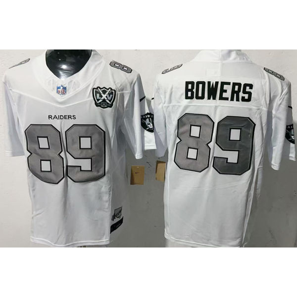 BOWERS #89 Men's Las Vegas Raiders NFL Jersey 突袭者   (3代）