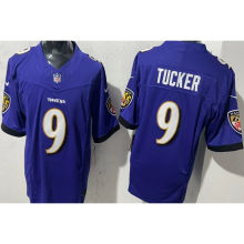 TUCKER #9 Men's Baltimore Ravens NFL Jersey 乌鸦  (3代）