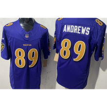ANDREWS #89 Men's Baltimore Ravens NFL Jersey 乌鸦  (3代）