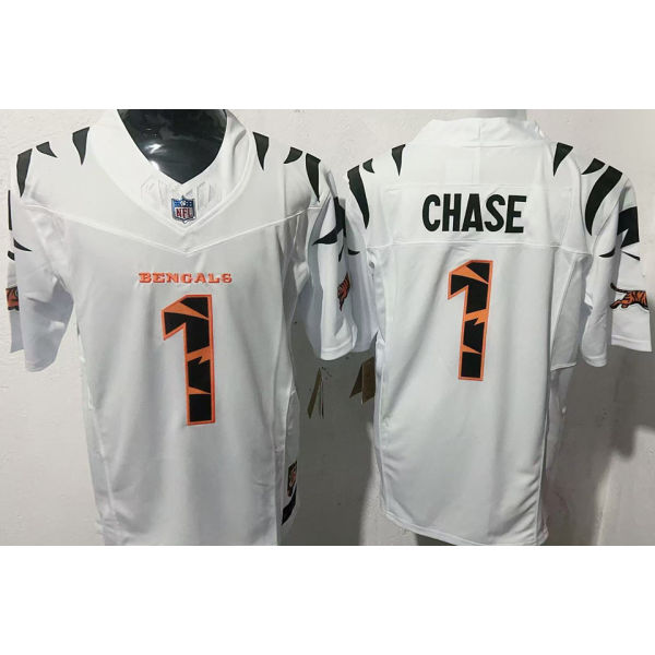 CHASER #1 Men's Cincinnati Bengals NFL Jersey 猛虎   (3代）