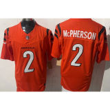 McPHERSON #2 Men's Cincinnati Bengals NFL Jersey 猛虎   (3代）