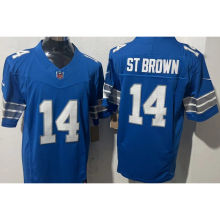 ST BROWN #14 Men's Detroit Lions NFL Jersey 雄狮     (3代）