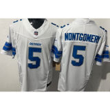 MONTGOMERY #5 Men's Detroit Lions NFL Jersey 雄狮     (3代）