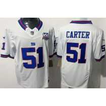 CARTER #51 Men's New York Giants NFL Jersey 巨人   (3代）