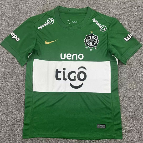 2026/27 Club Olimpia Third Green Fans Soccer Jersey