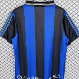 1998/1999 Brugge Home Blue Black Retro Soccer Jersey